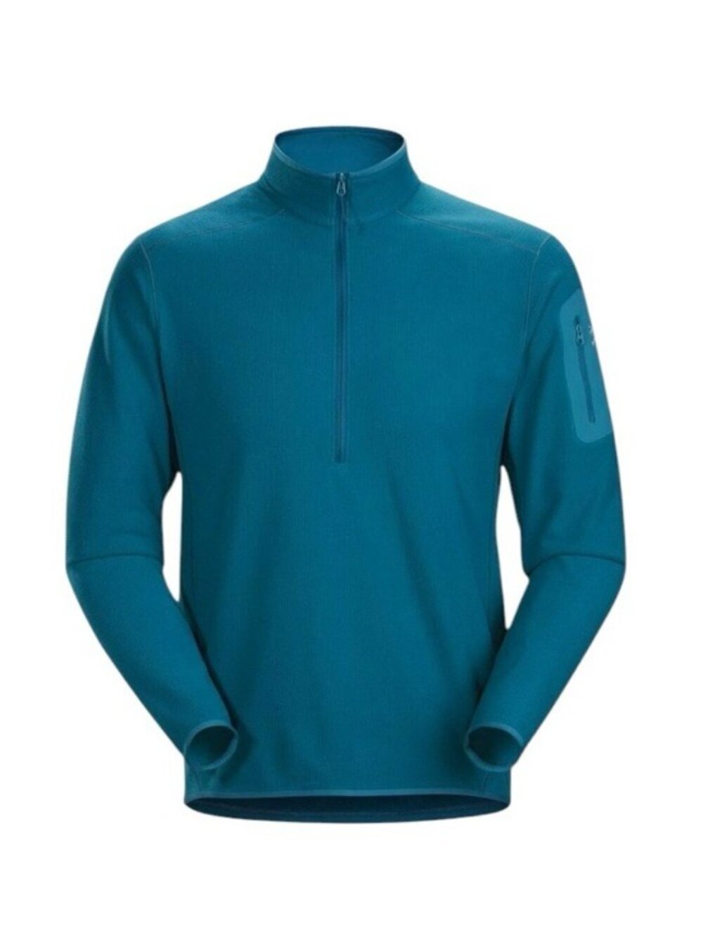 Arc'teryx Delta LT Zip Neck Waffle Fleece Turquoise Blue Size XL - Picture 5 of 15